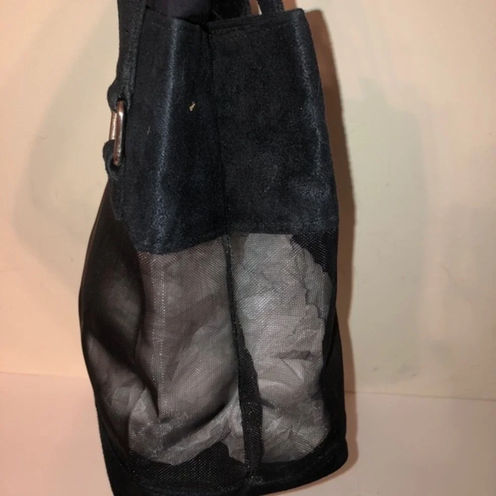 Givenchy black parfum tote cosmetic bag